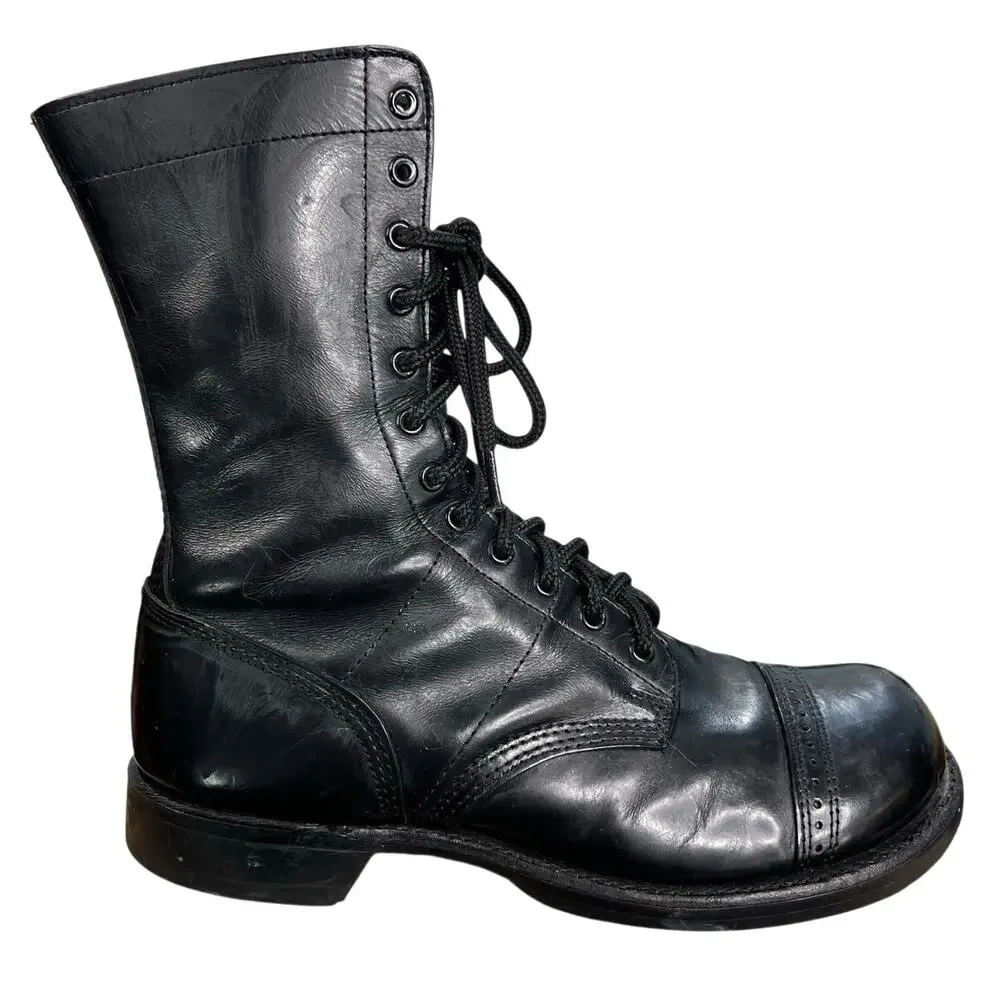 Corcoran Men’s 1500 Jump Boot Black Leather Combat Boots Size US 10 D